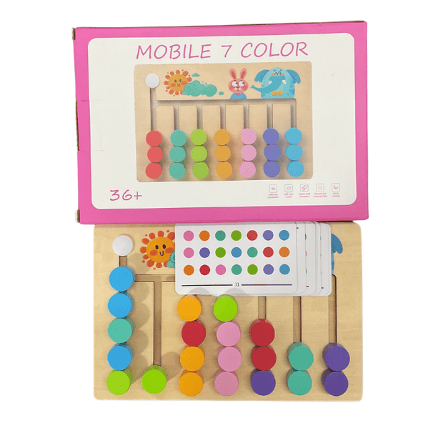 7 Colour Logical Wooden Puzzle
