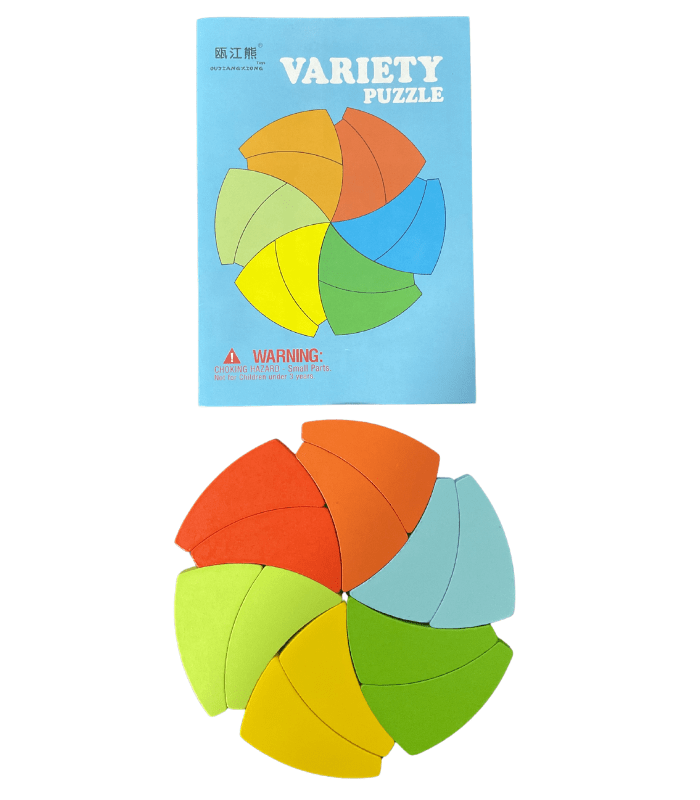 Variety Puzzle - Wooden Pattern Matching Puzzle