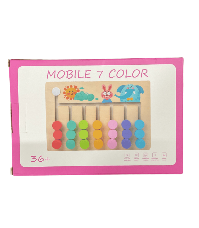 7 Colour Logical Wooden Puzzle