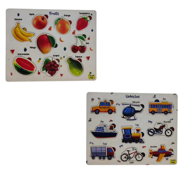 Hook Variant Wooden Peg Board - Single Piece