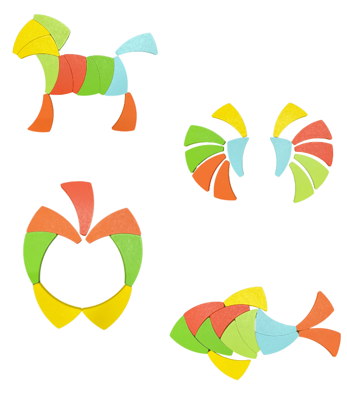 Variety Puzzle - Wooden Pattern Matching Puzzle