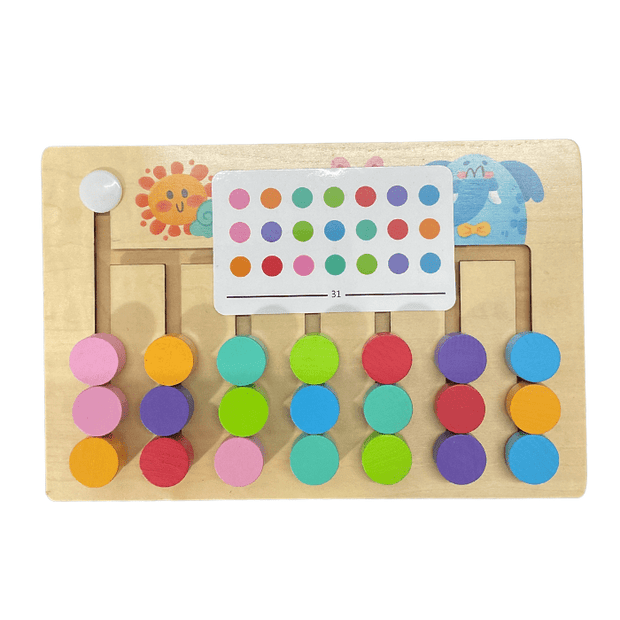 7 Colour Logical Wooden Puzzle