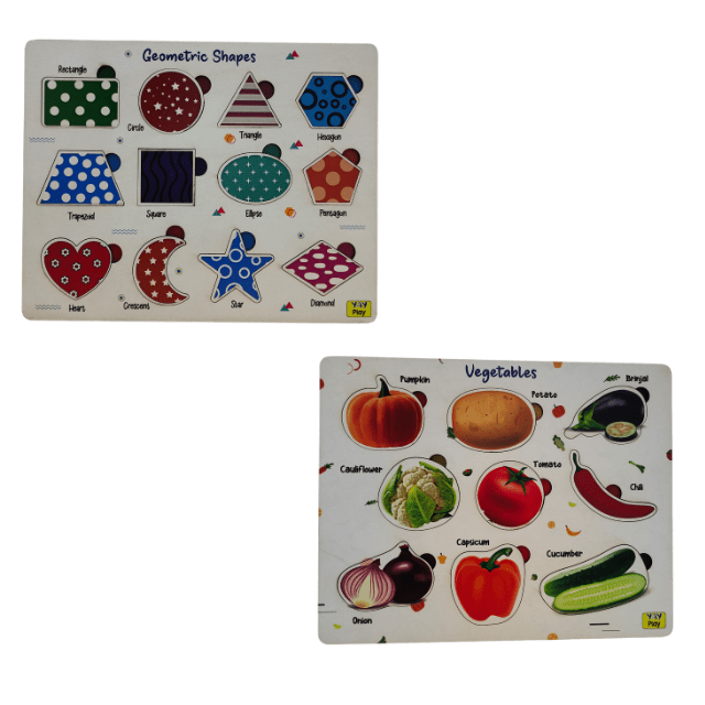 Hook Variant Wooden Peg Board - Single Piece