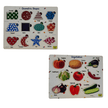 Hook Variant Wooden Peg Board - Single Piece