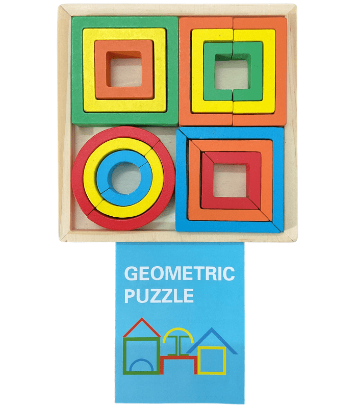 Wooden Geometric Puzzle Tile