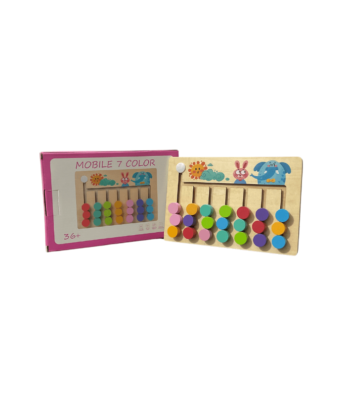 7 Colour Logical Wooden Puzzle
