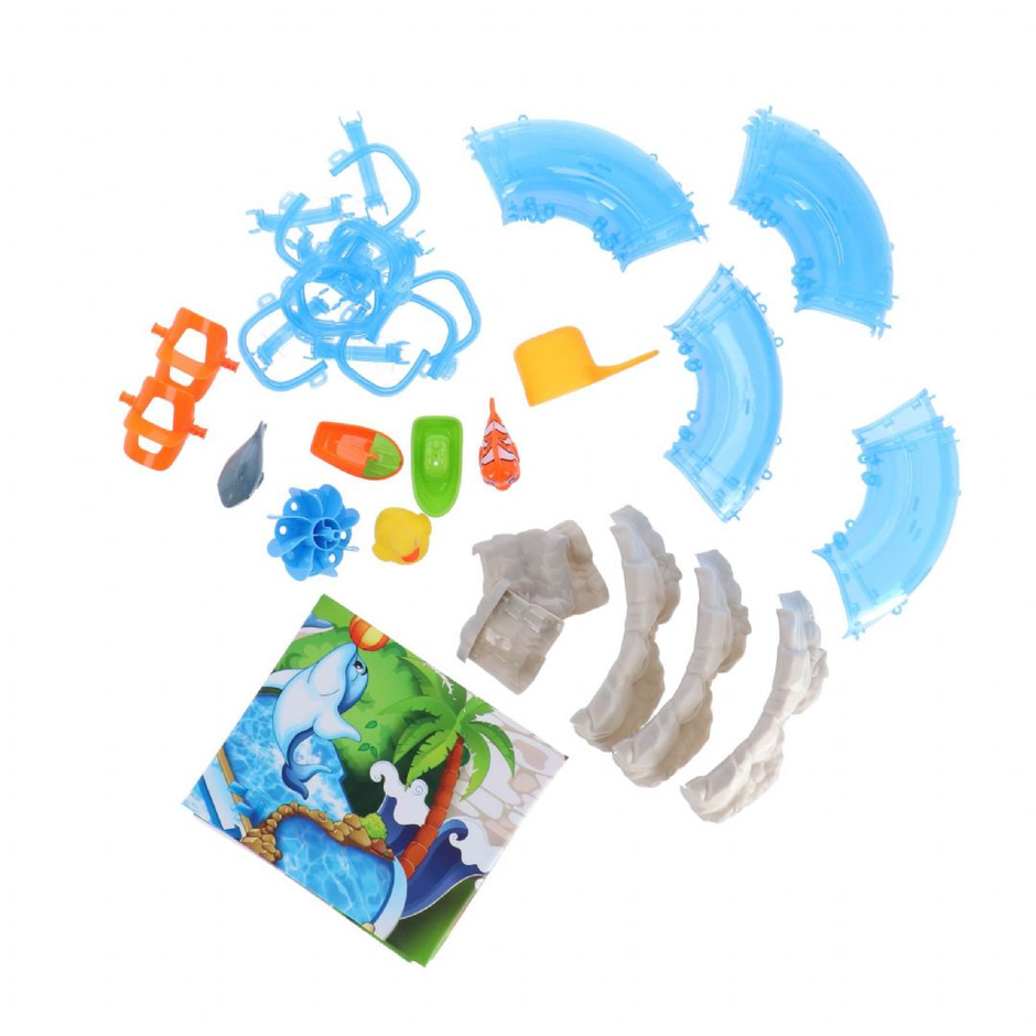 Ocean Water Track Park — 93-Piece Water Slide Play Set