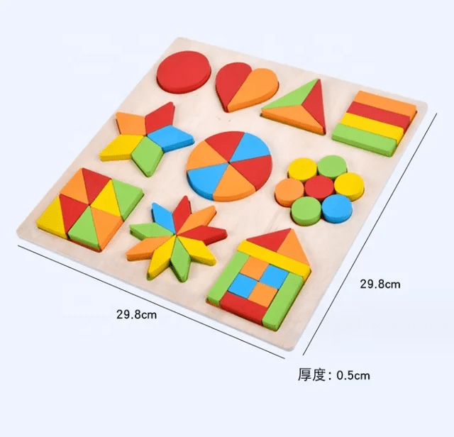 Shape Sorter Wooden Puzzle 1-10