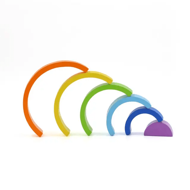 Rainbow Stacker Box - Wooden