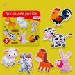 Six in One Wooden Jigsaw Puzzle