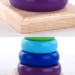 Wooden Rainbow Tower Shape Sorter - Small