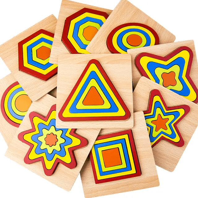 Rainbow Wooden Tile
