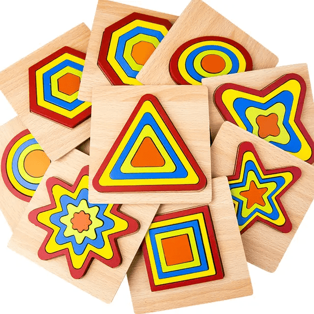 Rainbow Wooden Tile