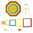 Rainbow Wooden Tile