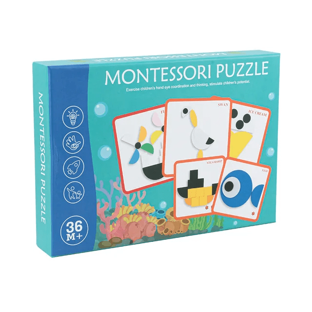 Montessori Puzzle - Wooden Pattern Matching Puzzle