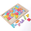 Wooden Animal Tetris Puzzle