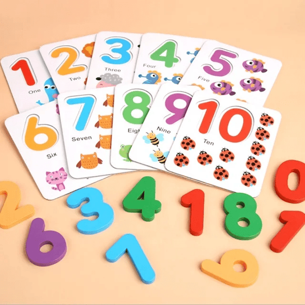 I Love Mathematics Wooden Learning Game