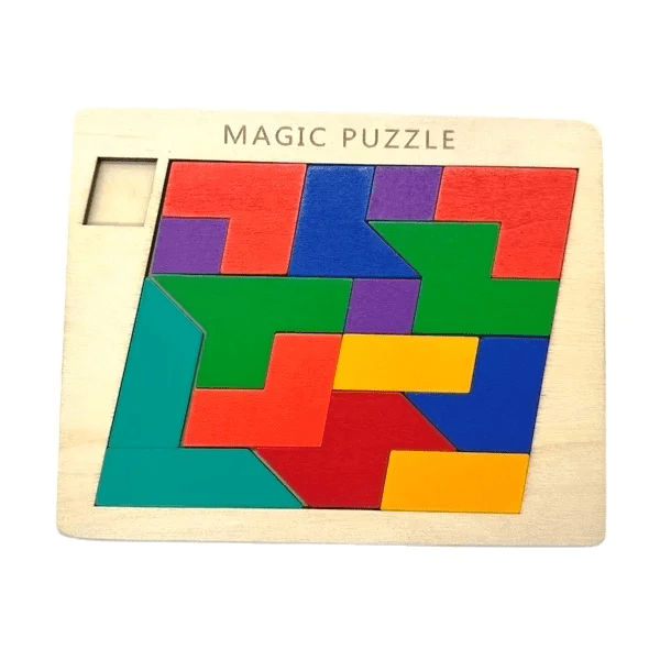 3D Magic Puzzle Wooden Board