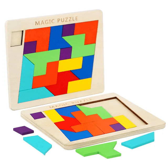 3D Magic Puzzle Wooden Board