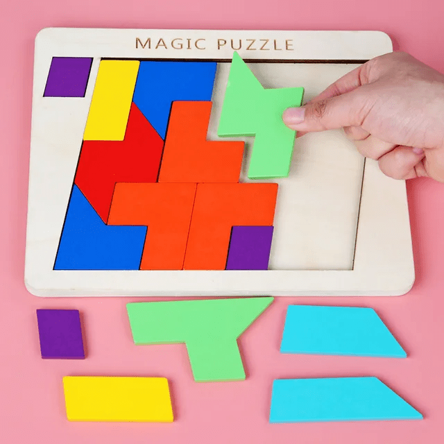 3D Magic Puzzle Wooden Board