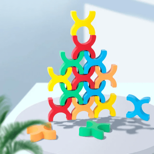 Wooden Balanced Blocks