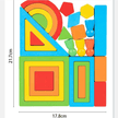 Blocks Puzzle - Wooden Balancing and Pattern Matching Puzzle