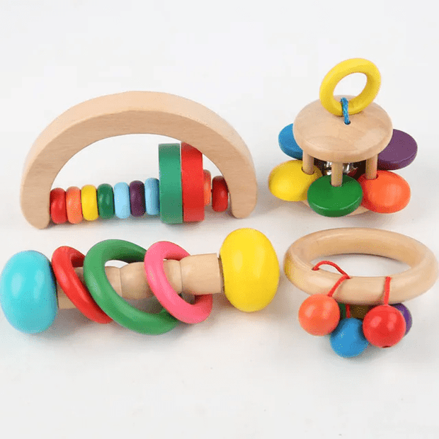 Pure Wood Rattle and Teether - 1 Piece