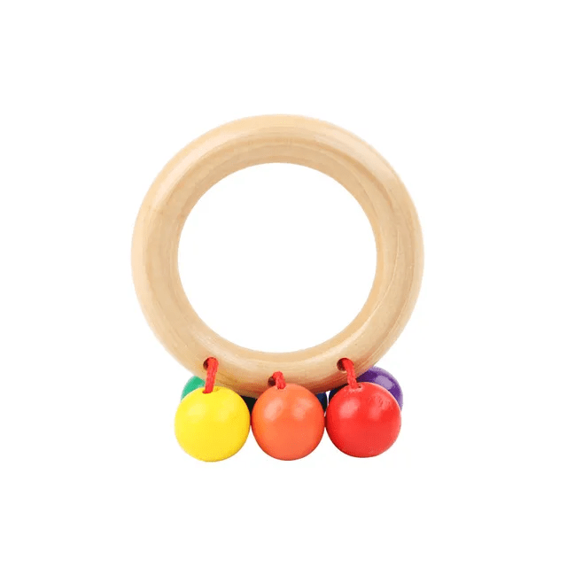 Pure Wood Rattle and Teether - 1 Piece