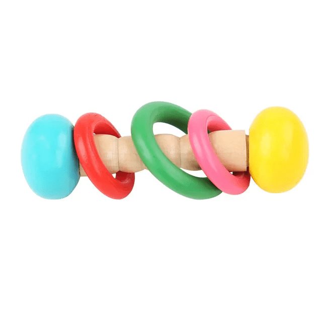 Pure Wood Rattle and Teether - 1 Piece