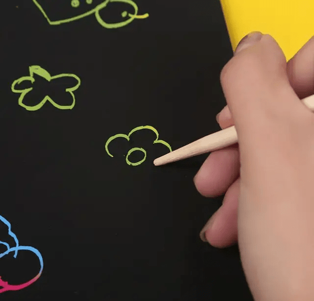 Rainbow Scratch note Big