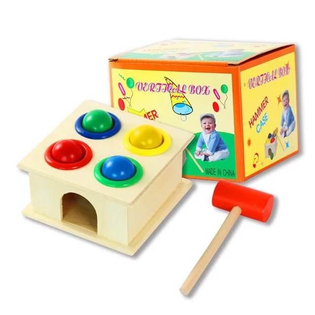 Vertical Box Hammer case Pounding - Wooden