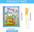 Magic Water Reveal Book – Reusable Mess-Free Painting