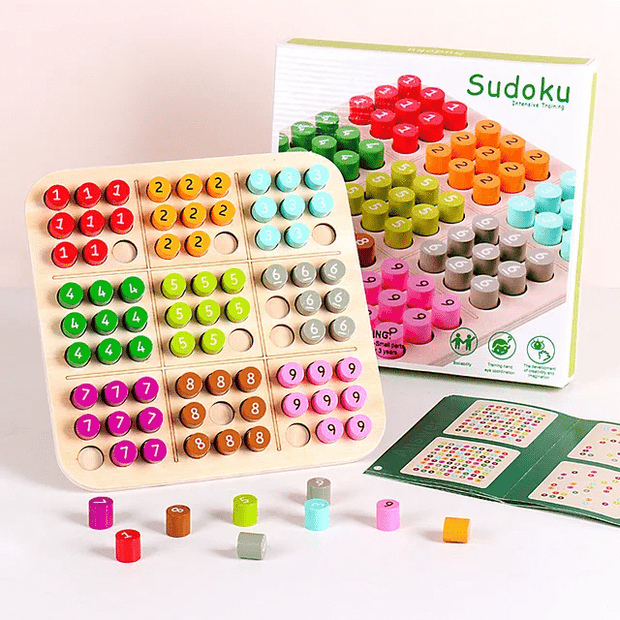 Sudoku game with 100+ Challenges - Wooden