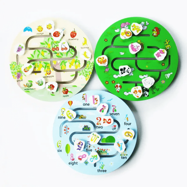 Maze Path Finder Themed Wooden Puzzle for Kids – Educational Learning Toy