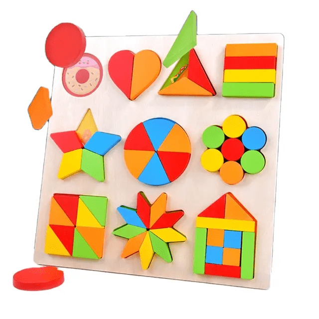 Shape Sorter Wooden Puzzle 1-10