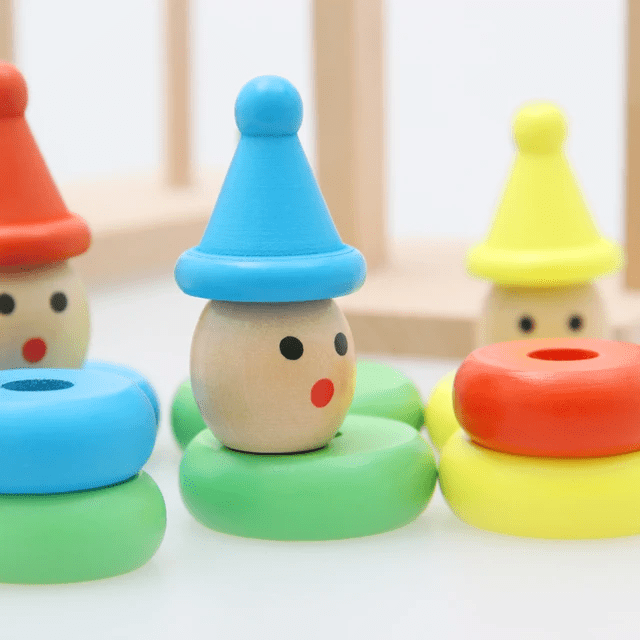Clown Balancing Wooden Game