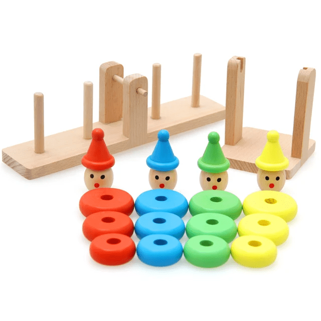 Clown Balancing Wooden Game