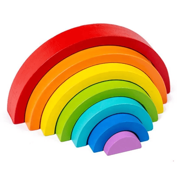 Rainbow Stacker Box - Wooden