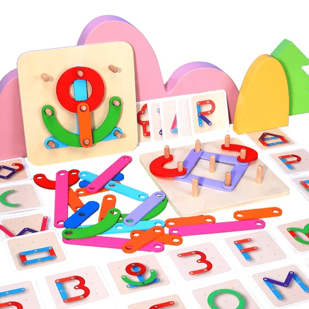 Sticks Puzzle -100 Change Collage Wooden