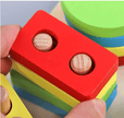 Fishing Four Post with Shape Sorter - Wooden