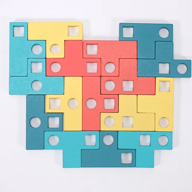 Type L Paired Puzzle - Wooden