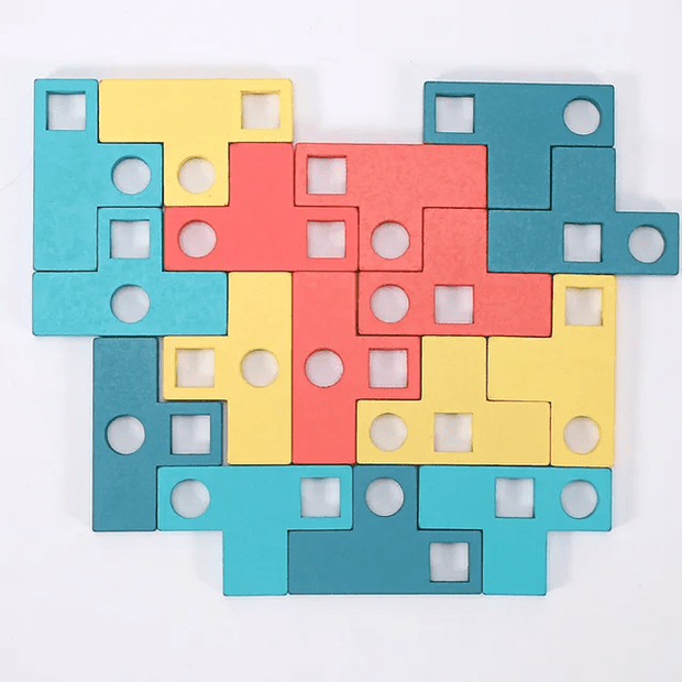 Type L Paired Puzzle - Wooden
