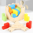 25P Box Puzzle Wooden Blocks Cube