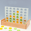 Classic Connect 4 Wooden Game