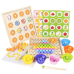Beaded Memory Game 2 in 1 - Wooden