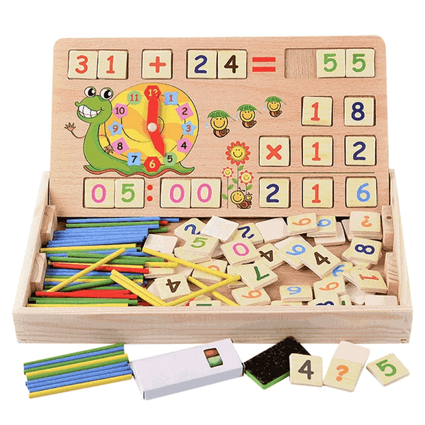 Multi Functional Digital Computing Learning Box - Wooden