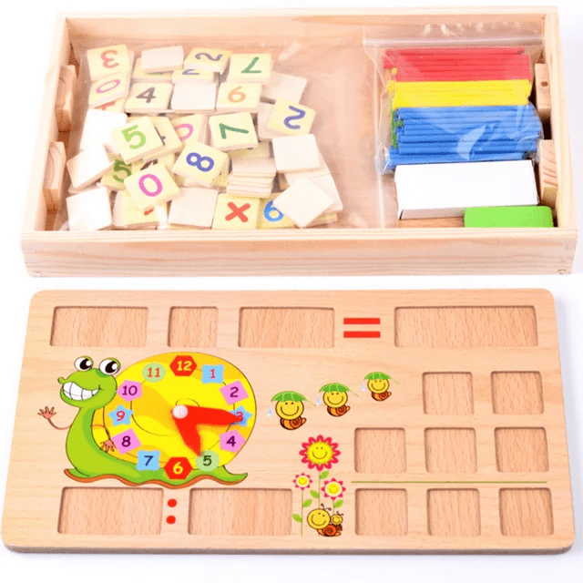 Multi Functional Digital Computing Learning Box - Wooden