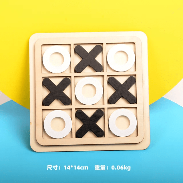 Wooden Mini XOXO game