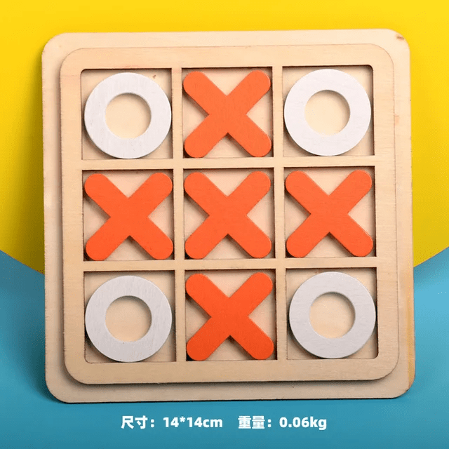 Wooden Mini XOXO game
