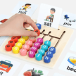 Wooden Vowel letter Walk Words Puzzle